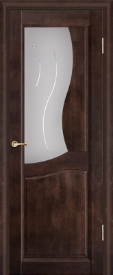 Дверь из массива ольхи Верона м. ДО 800*2000 Венге