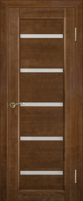 Дверь из массива сосны Вега 5 ЧО 800*2000 Темный орех