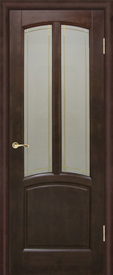 Дверь из массива ольхи Виола ДО 800*2000 Венге