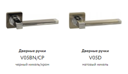 Дверные ручки ЦАМ V05D