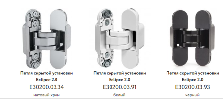 Петля скрытой установки Eclipce 2.0