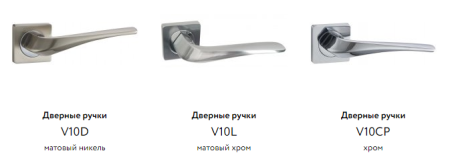 Дверные ручки ЦАМ V10M-2