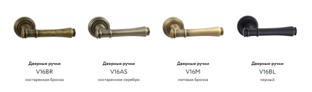 Дверные ручки ЦАМ V16M