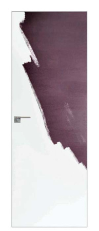 Дверь скрытого монтажа под покраску без кромки